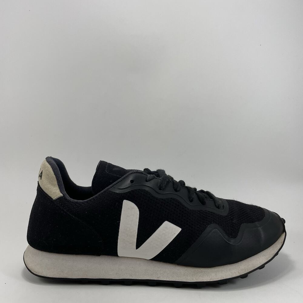 Veja Black and White Athletic Shoes